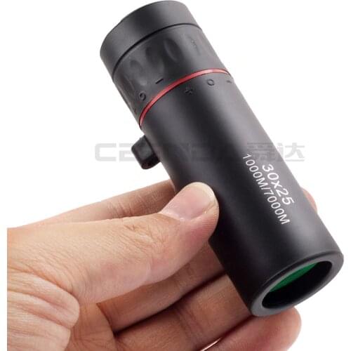 Zacro High Definition Monocular Telescope 30X25 Waterproof Mini Portable Military Zoom 10X Scope For Travel Hunting