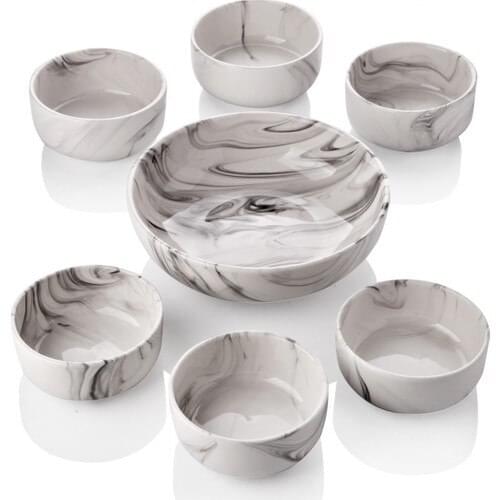 Queens Kitchen Marble Pattern 7 Piece Cookie & Komposto Set