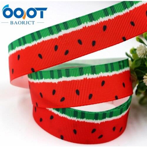 OOOT BAORJCT 175296,22MM watermelon Printed grosgrain ribbon,DIY handmade hair accessories accessories, gifts wedding party