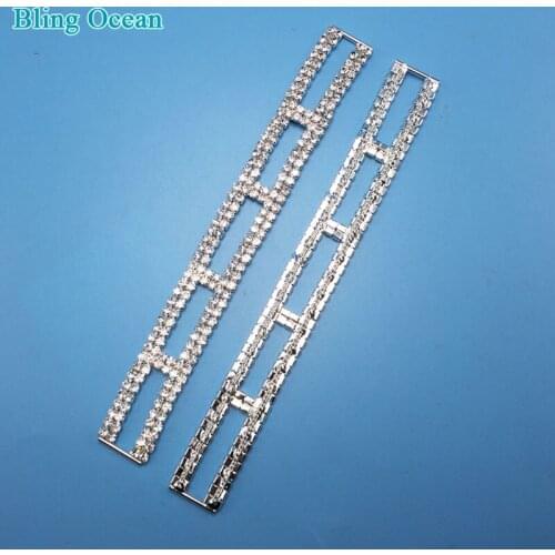 Full Crystal Rhinestone Bikini Connectors/ Buckle Metal Chain For Swimming Wear Bikini