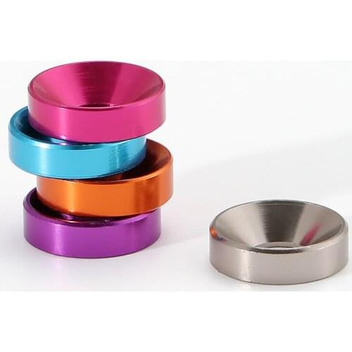 Colorful Aluminum Alloy Countersunk Head Flat Head Flat Washer M2
