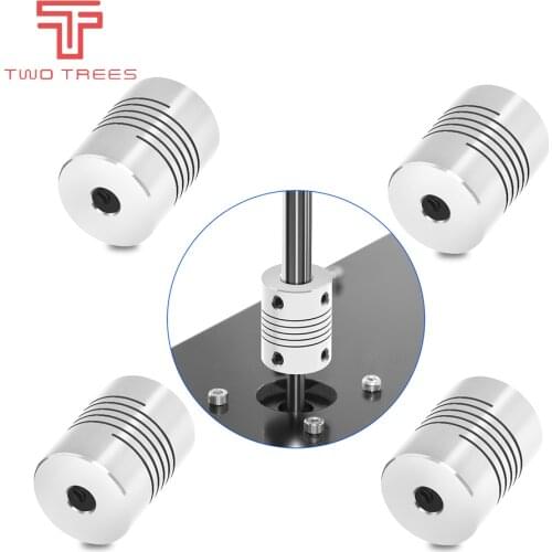 3D printer 5x5/5x6/5x8/5x10/6.35x8/8x8/10x10 Motor Coupler Flexible Coupling Aluminium CNC Motor Connectors 5mm To 8mm