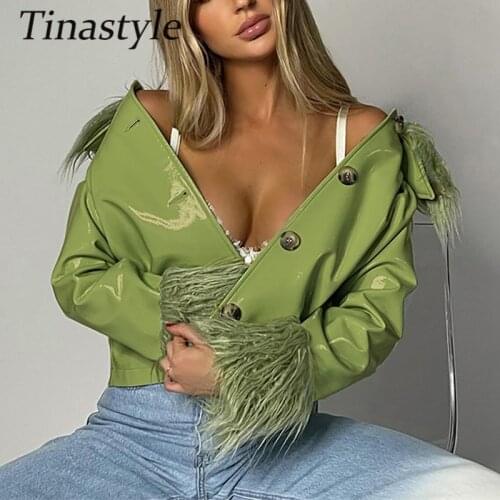 Женские короткие куртки Tinastyle China At AliExpress