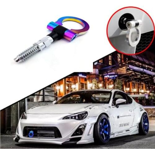 Tuning Monster Aluminum Neo Chrome Euro Janpan Model Auto Car Tow Hook Clasp Racing Trailer Front Rear Universal Tow Hook
