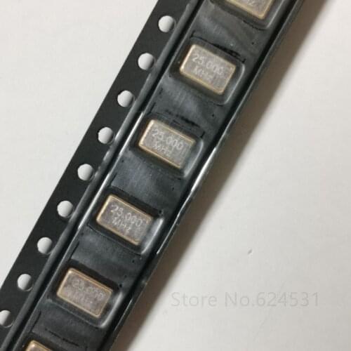 10pcs Passive SMD Crystal Oscillator 5032 5*3.2 25MHZ 25M 25.000MHZ 4p Crystal Resonator
