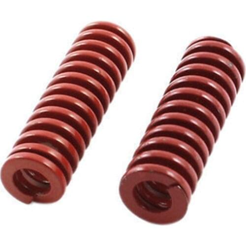 2Pcs Red Med Load Spiral Compression Die Spring 12x6x25/35/45/50/65/70/80/90mm