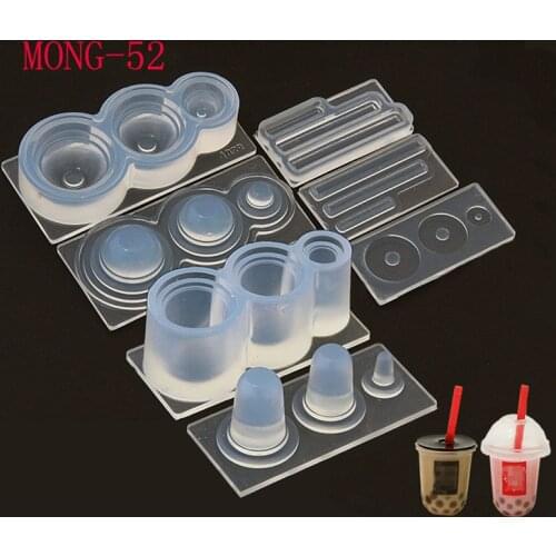 2020 NEW Handmade Silicone Mould Miniature Cup With Food Drink Beverage Toy DIY hollow bottles Type epoxy resin molds