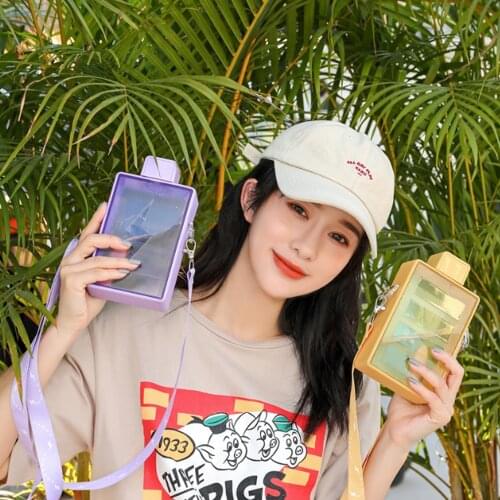 2021New Summer Plastic Water Bottle Lightning Portable Outdoor Cross-Waist Rope Water Bottle Student Children Water Cup BPA Free