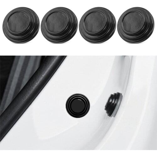 4Pcs Car Door Shock Stickers Absorber For Toyota Corolla Avensis Yaris Auris Hilux Prius Prado Camry