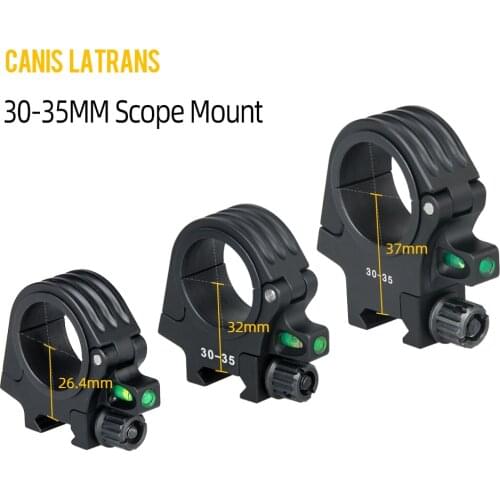 CANIS LATRANS Airsoft Mount QD Quickly Detached 30-35MM Diameter Ring Rifle Scope Mount Bubble Level For Rifle Scope OS24-0193