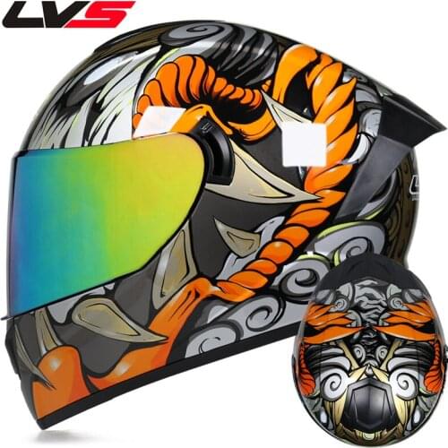 Casco Casque Moto Motorcycle Helmets Safety Full Face Dual Lens Racing Helmet Strong Resistance Off Road Helmet DOT Approved