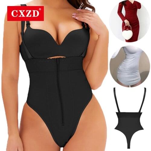 CXZD Slimming Waist Trainer Butt Lifter Women Wedding Dress Seamless Pulling Underwear Body Shaper Tummy Control Panties