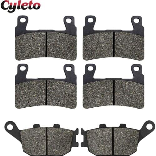 Cyleto Motorcycle Front and Rear Brake Pad for HONDA CBR 929 RR CBR929RR CBR 929RR 2000 2001 CBR 954RR 954 RR CBR954RR 2002 2003