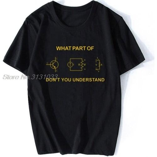 Electrical Engineer T Shirt Summer Men Short Sleeve Cotton Funny Engineering Sarcasm T-shirts Cool Man Tshirt Gift