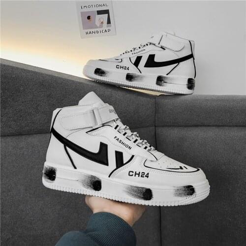 Hot 2022 New Men Vulcanized Shoes Sneakers Casual Mens Fashion Casual Lace-Up Colorful Canvas Sport Graffiti Board Shoes 39-44