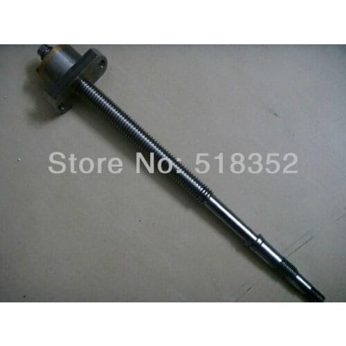 L380mm Screw Rod with Feed Screw Nut M18x 3mm Tooth Pitch Used for Ningbo Zhongyuan Wire EDM Machines, EDM Spare Parts