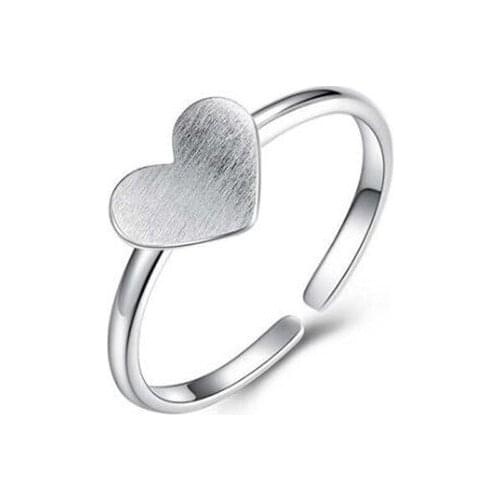 Summer Vintage Love Heart Rings For Women Boho Geometric Female Finger Rings Party Bohemian Jewelry Korean Gift