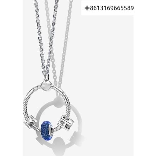 Fashionable new 925 sterling silver love series necklace