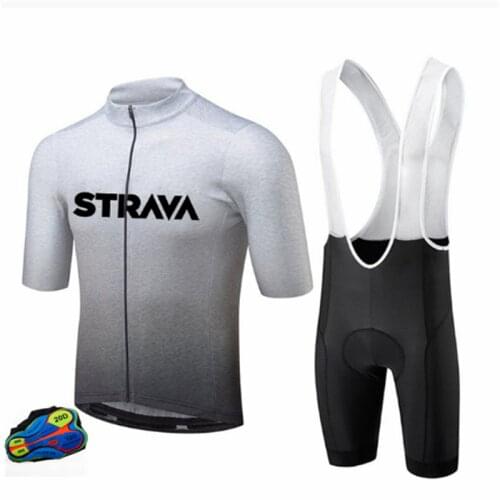 2021 Time-limited New Men Team Strava Cycling Clothing Bike Jersey Ropa Mens Bicycle Summer Pro Jerseys 20D Gel Pad Shorts