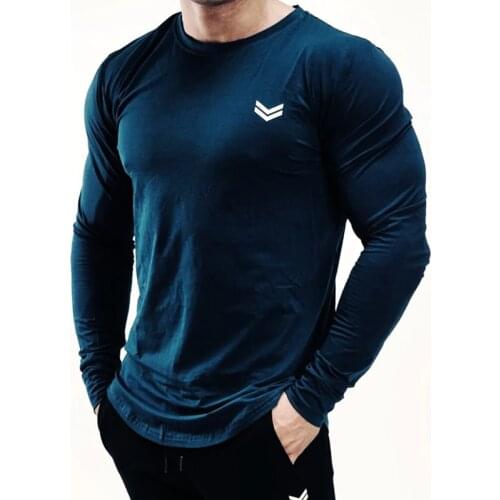 New Long Sleeve T Shirt Sport Men Gym Shirt Quick Dry Gym Fitness Training Running t shirt Men Workout T-Shirt Bodybuilding Tops