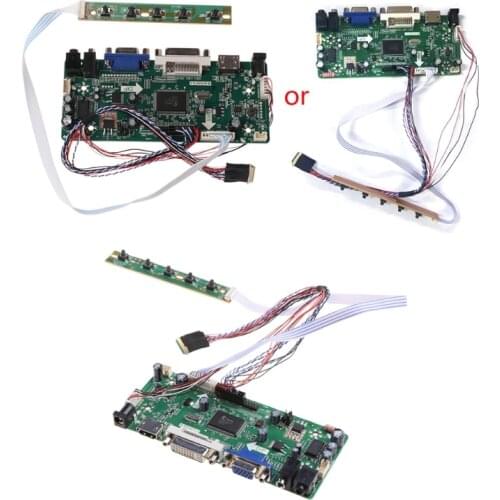 Controller Board LCD DVI VGA Audio PC Module Driver DIY Kit 15.6" Display B156XW02 1366X768 1ch 6/8-bit 40 Pin Panel HDMI-compat