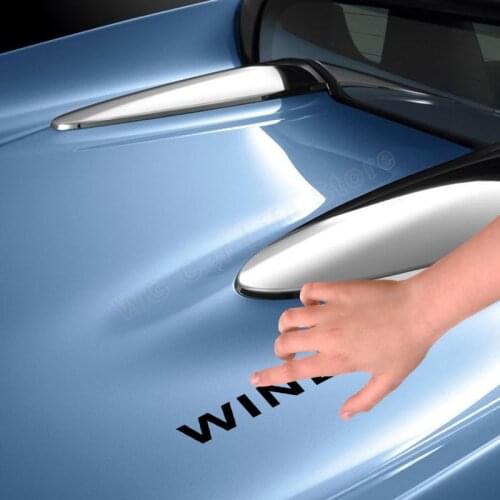 4pcs Self Adhesive Car Stickers For Renault Wind Decoration Accessories Car Vinyl Decals Car Windows Sports PVC Stickers