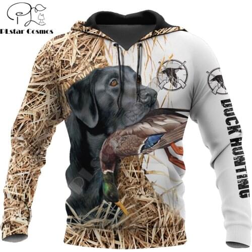 Beautiful Hunting Duck 3D All Over Printed Hoodie Men Sweatshirt Unisex Streetwear Zip Pullover Casual Jacket Tracksuits KJ0233
