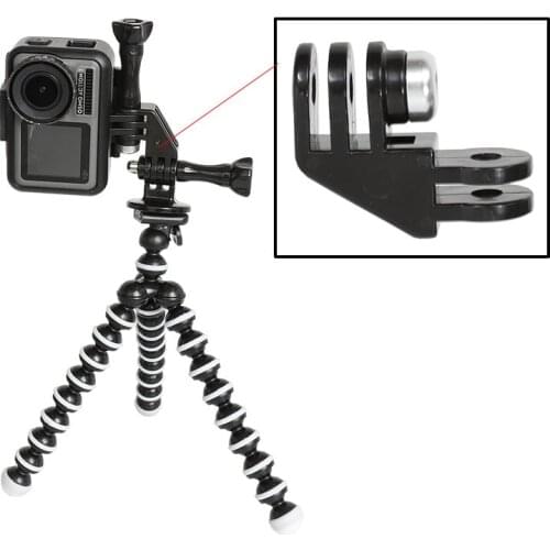 90 Degree Direction Adapter Elbow Mount Thumb Screw for GoPro Hero 9 8 7 6 5 4 EKEN Vertical Vlog go pro Action Camera Accessory