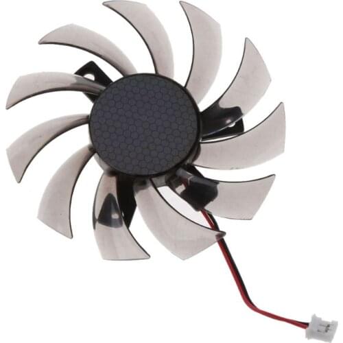 75MM PLD08010S12H 2Pin Cooler Fan Graphics Card Cooling Fan For Gigabyte 6850 7970 GTX 460 GTX560Ti R270X R7 260x