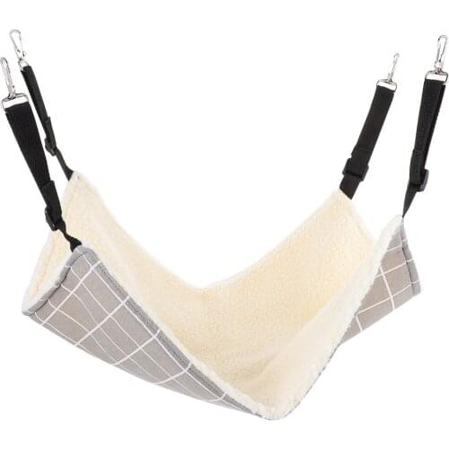 Pet Cat Winter Hammock Warm Cat Hanging Pad Guinea Hammock Pet Sleeping Bed