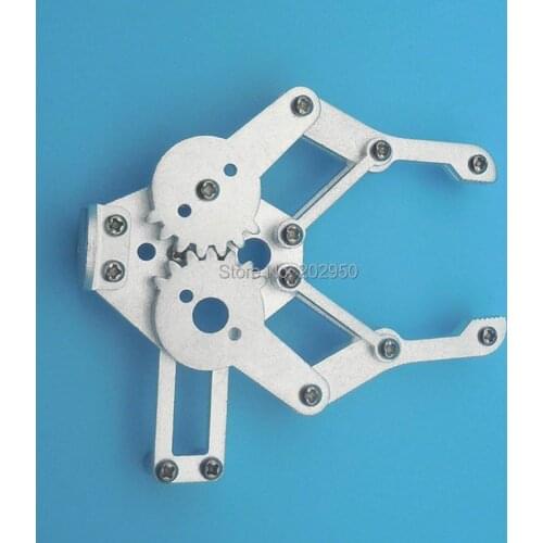 2 DOF Aluminium Robot Arm Clamp Claw Metal Mechanical Paw Metal Robotic Arm (No servo) Compatible With MG995 SG5010 For Arduino