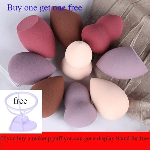 3 Shapes Waterdrop Makeup Sponge Cosmetic Powder Puff Face Foundation Powder Cream Blending Sponges Cosmetic Tools