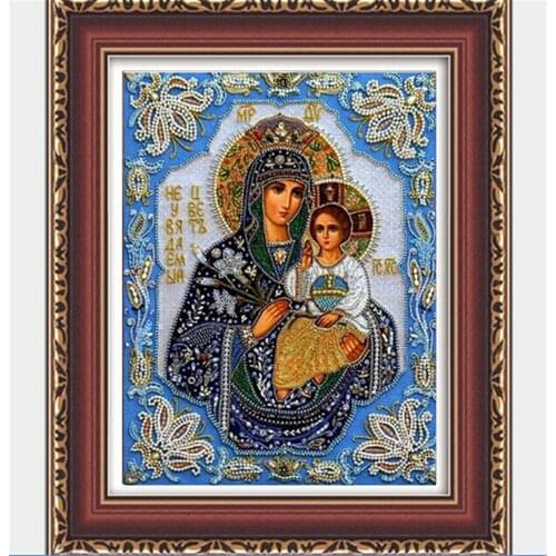 Diamond embroidery religion 5d diy cross stitch rhinestone painting religion square full diamond painting