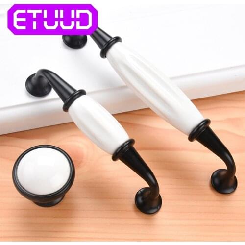 Antique Ceramic Handles for Furniture Drawer Knobs Kitchen Handles Cabinet Knobs and Handles Drawer Pulls Ceramic Knobs