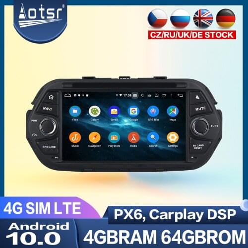 Android Radio DVD Player For FIAT TIPO EGEA 2015-2018 Car Multimedia Player Car GPS Navigation PX6 Auto Stereo Head Unit Screen