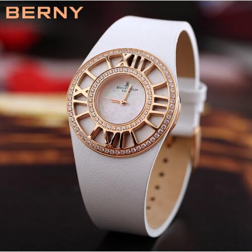 BERNY Women's Watches With Rhinestones