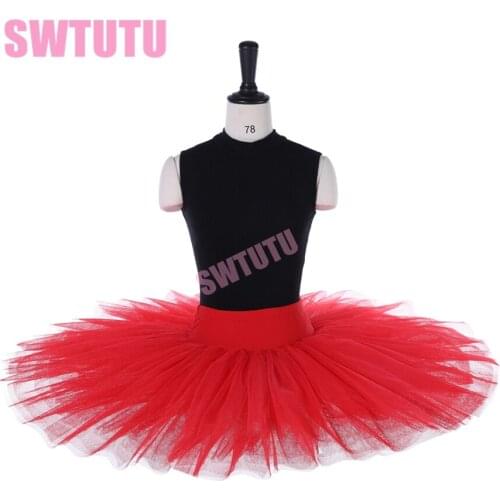 Free shipping red half ballet tutu pancake tutu for gilrs tutu ballet ballet costumes BT8923