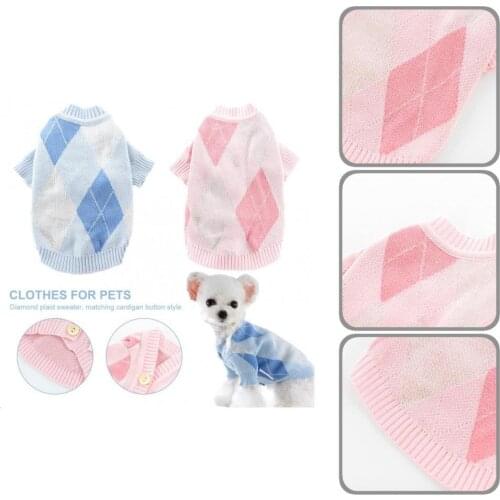 Decorative Breathable Pet Dogs Cats Knitted Shirt Clothes Pet Accessories