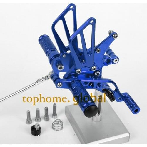 CNC Motorcycle Parts Blue Color Rearsets Foot Pegs Rear Set For BENELLI BJ600GS 2010-2011 2012 2013