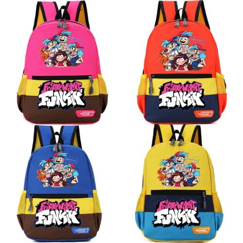 Friday Night Funkin School Bag Pikachu FNF Child SchoolBag Tote Bag Shoulder Bag Unisex Universal Christmas Children Day Gift