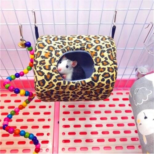 Hamster Cages Life Nest Spring Little Pet Canvas Hammock Hedgehog Chinchilla Guinea Pig Hanging House Small Animal Products