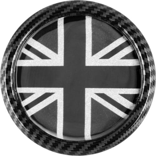 Front Hood Grill Trim Bonnet Carbon Fiber Printed Edge Emblem Badge Metal Cover for BMW Mini Cooper F54 F55 F56 F60 R60 R55