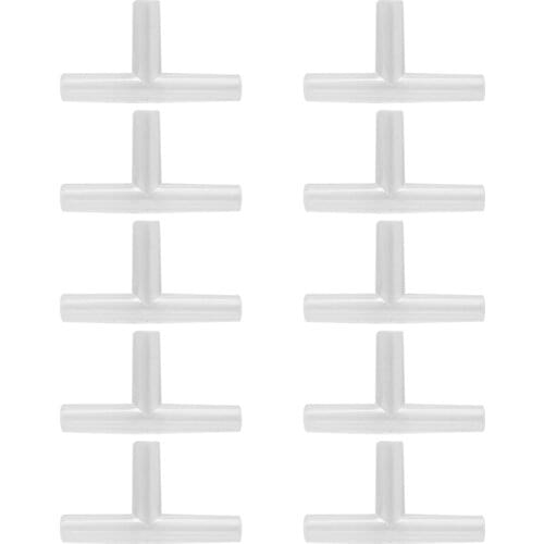 2019 New 10Pcs Aquarium 3 Way T Connector Tubing Air Valves for Fish Tank Oxygen Pump Pet Supplies