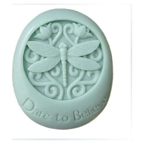 New Dragonfly S0137 Craft Art Silicone Soap mold Craft Molds Handmade soap molds