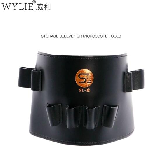 Microscope Tools Storage head Sleeve For mobile phone repair Tweezers Welding Oil Screwdriver General Purpose Simple Storage Bag