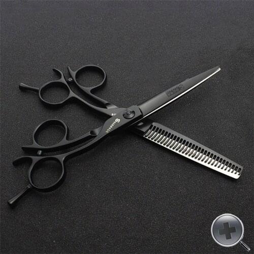 Sharonds Haircuts genuine black professional hairdressing style hairdressing scissors 5.5 / 6 / 6.5 inch cut barber scissors