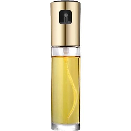 Transparent Glass Oil Sprayer Refillable Empty Bottle Press Pump Versatile Dispenser Mister for Kitchen Cooking Baking