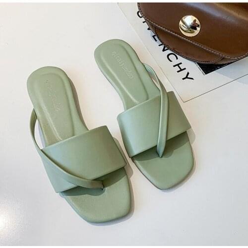 Women Sandals Summer Women Slippers Sequins Flat Beach Shoe Ladies Sandals Beach Shoes Casual Flip Flops Large size 35-42 size