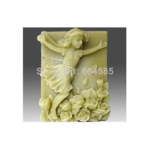 Happy Running Girl Craft Art Silicone Soap mold Craft Molds DIY Handmade soap molds