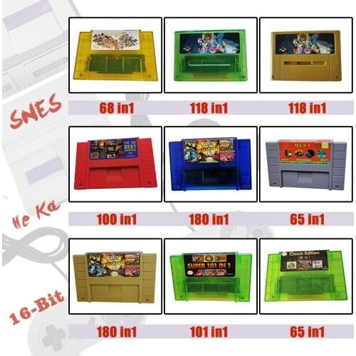 Super Game Cartridge for SNES 16-Bit Multicart NTSC game console US version (EUR)